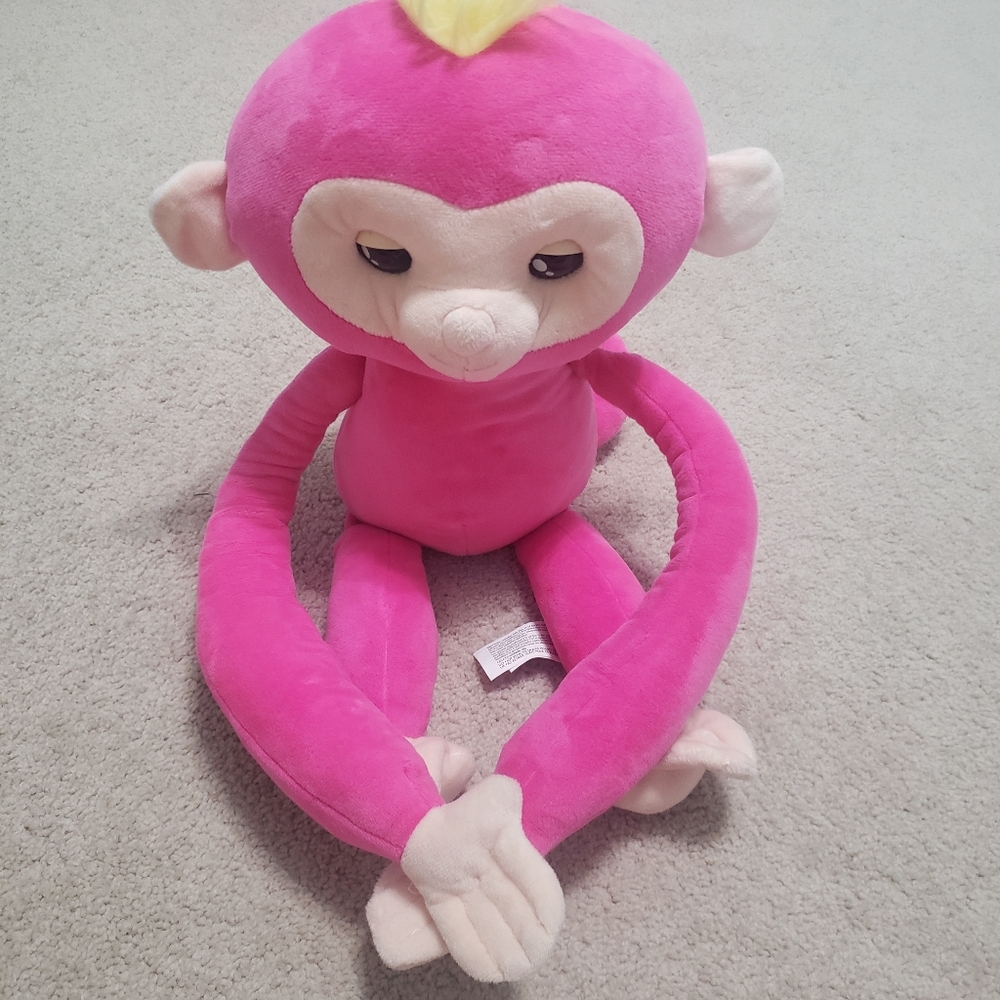 Fingerling Monkey Bella Pink Large Plush Stuff Animal